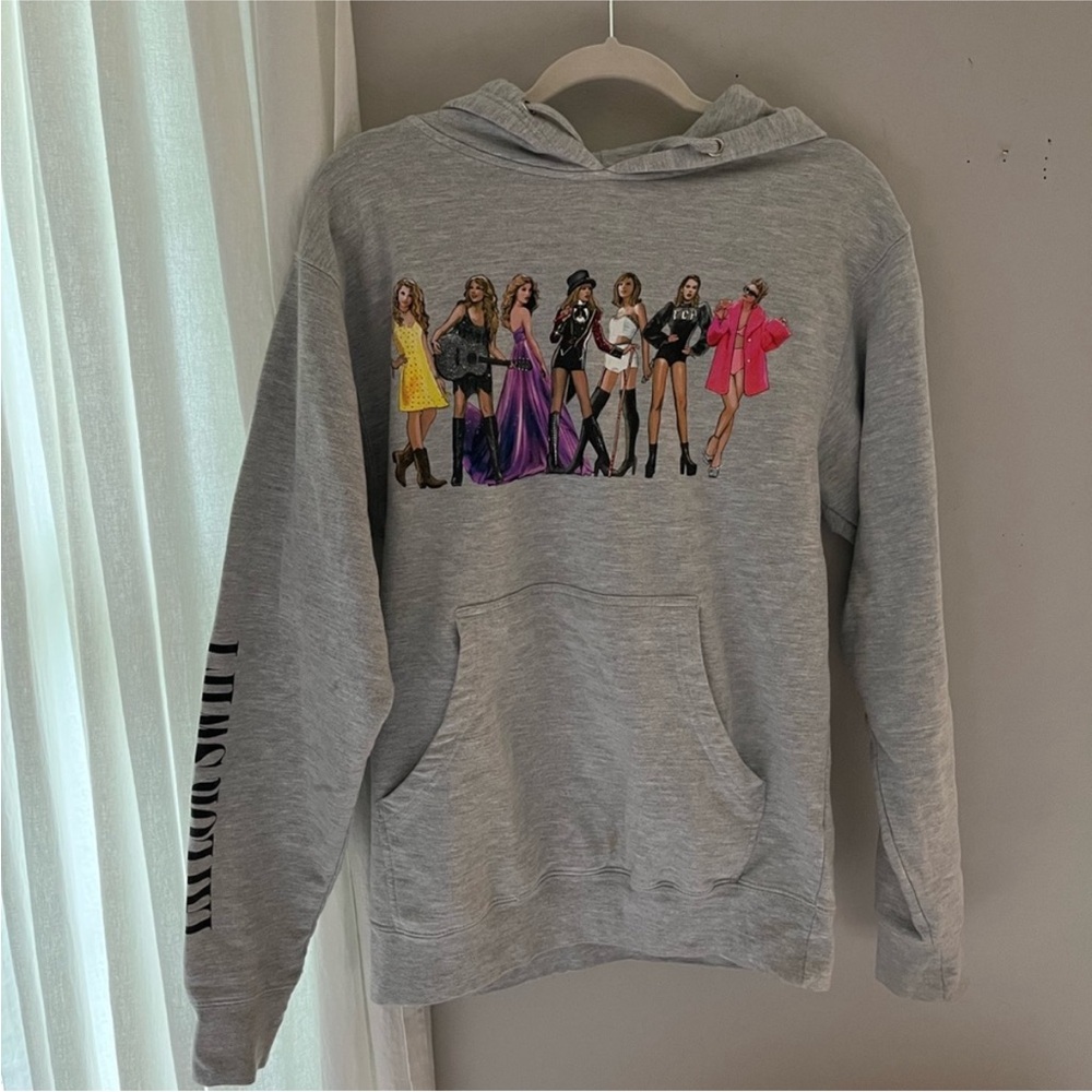 Taylor Swift Eras Grey Hoodie